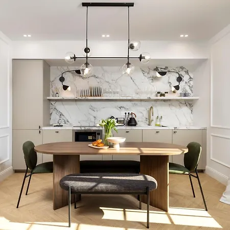 公寓 Designer Floor Peaceful Elevator Fiber Wifi, Balcony *